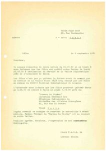 VAF 1980 19800902 VAF Paris Film Coop Masi