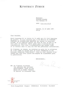 VAF 1987 19870818 Kunsthaus Zurich Bianda Masi