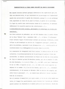 VAF 1987 Fulchignoni Table ronde transcription PP525 1801