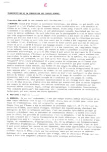 VAF 1987 Tables Rondes transcriptions Masi
