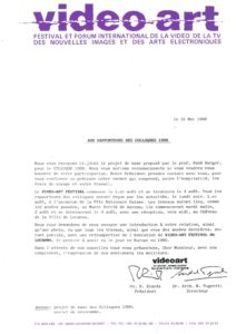 VAF 1988 19880531 VAF Rapporteurs Colloques Masi