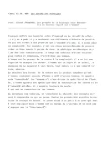 VAF 1988 Jacquard Progres Biologie regard homme Masi