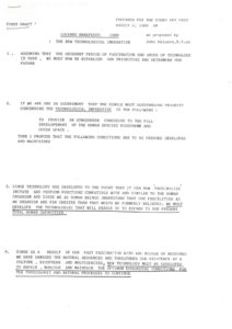 VAF 1988 Locarno Manifesto 1st draft Masi