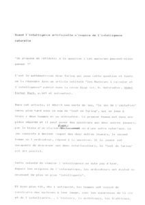 VAF 1988 Remy intelligence artificielle naturelle long Masi
