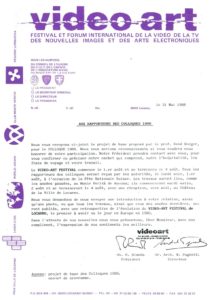 VAF 1988 VAF Rapporteurs Programme provisoire Masi