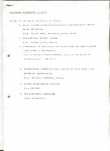 VAF 1988 programme Colloque 3aout PP525 1802