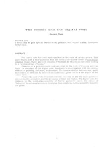VAF 1989 Claus Cosmic Digital Code 19890521 Claus Masi
