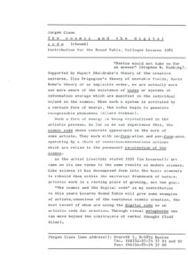 VAF 1989 Claus Cosmic Digital Resume Masi
