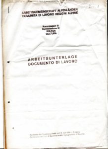 VAF 1989 Commission culture region alpine doc travail PP525 1803