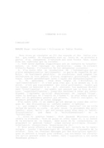 VAF 1991 Berger Conclusion Colloque Masi