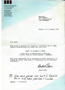 VAF 1991 Correspondance Saint Gervais Iten Hiller PP5251275