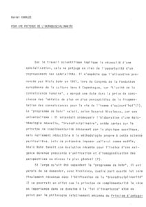 VAF 1992 Charles Poetique outredisciplinarite Masi