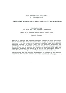 VAF 1992 Eisenbeis mediaculture 19920228 Masi
