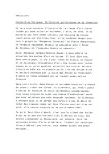 VAF 1992 Fontanilles Difficultes quotidiennes Formation Masi