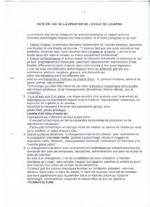 VAF 1993 Berger Note Creation Ecole Locarno 199301 PP525 1807