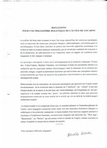VAF 1993 Bianda Philosophie holistique Ecole Locarno PP525 1807