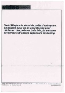 VAF 1995 199509 Whyte Colloque Vers Symbolique unitaire universelle Voies transconnaissance Masi