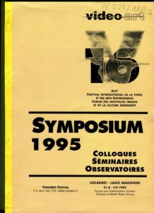 VAF 1995 Colloques Brochure PP525 1809