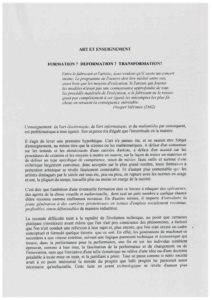 VAF 1995 Monnier Raball Art Enseignement Masi