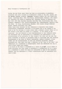 VAF 1995 Schade Body Concept Contemporary Art 19950710 Masi