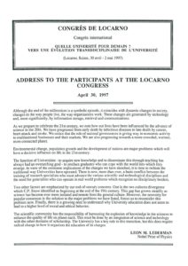VAF 1997 19970430 VAF Participant congres Locarno Masi