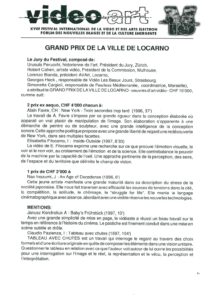 VAF 1997 Communique Presse 19970812 Palmares Bilan Masi