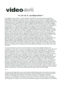 VAF 1997 Monnier Raball Art Postfiguration Masi