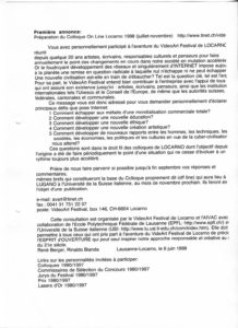 VAF 1998 Colloque Premiere annonce PP525 1812