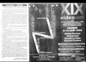 VAF 1998 Programme Depliant PP525 1812