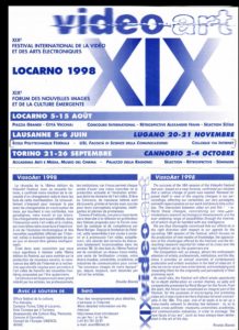 VAF 1998 Programme depliant PP525 1813