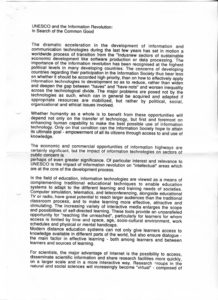 VAF 1998 Queau Unesco Information Revolution PP525 1812