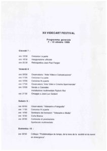 VAF 1999 Programmation Masi