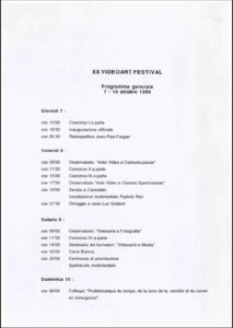 VAF 1999 Programmation generale Masi