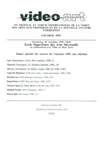 VAF 1999 Programme Palmares Masi